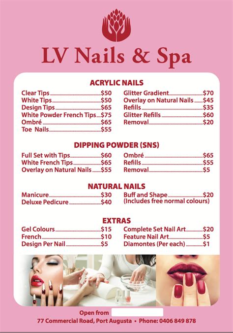 lv nails prices.